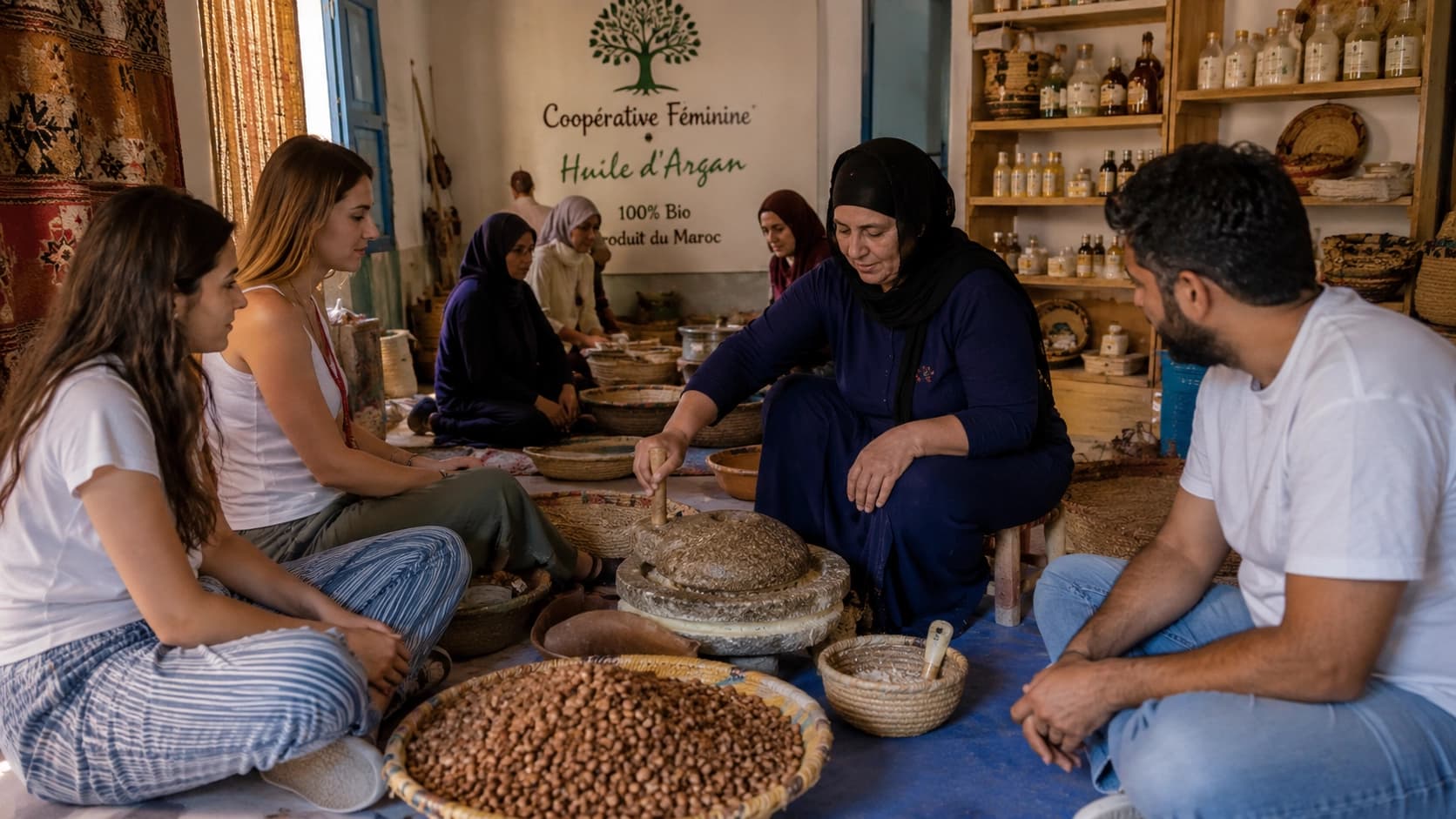 Visit to an argan cooperative