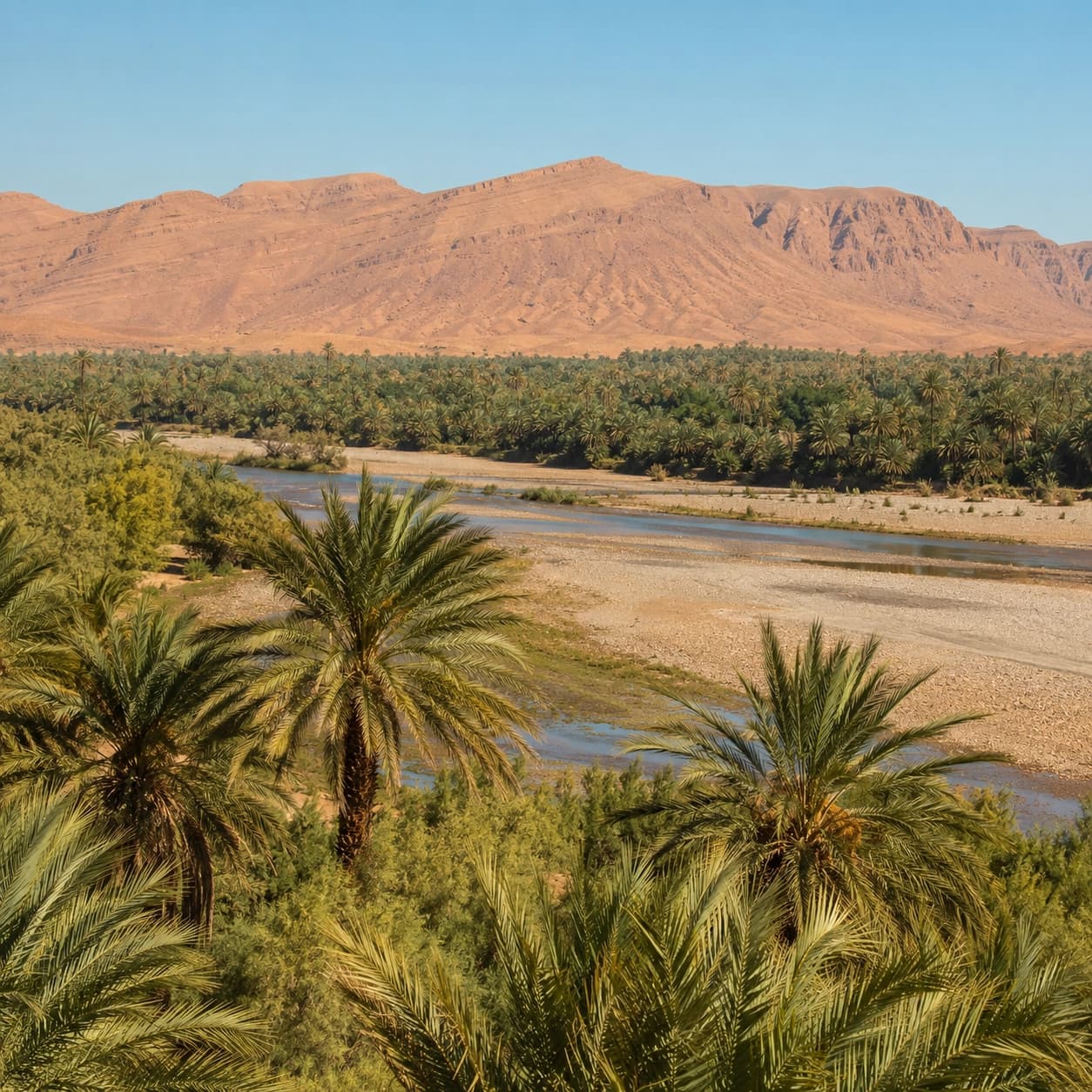 Draa Valley palms