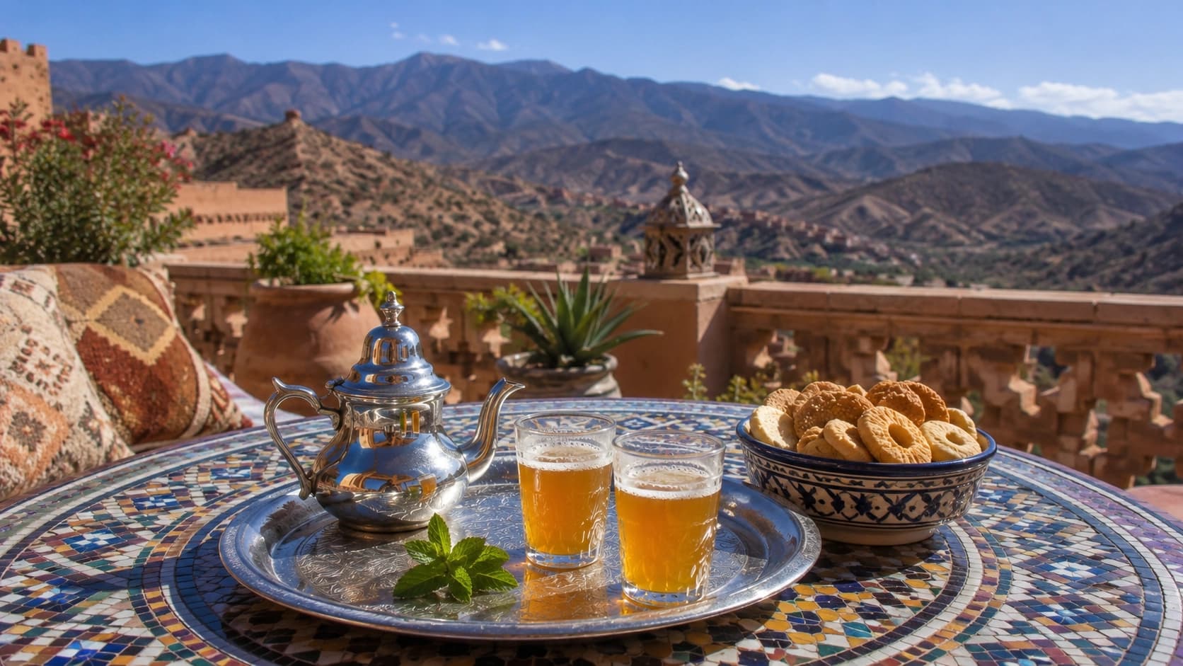 mountain tea break