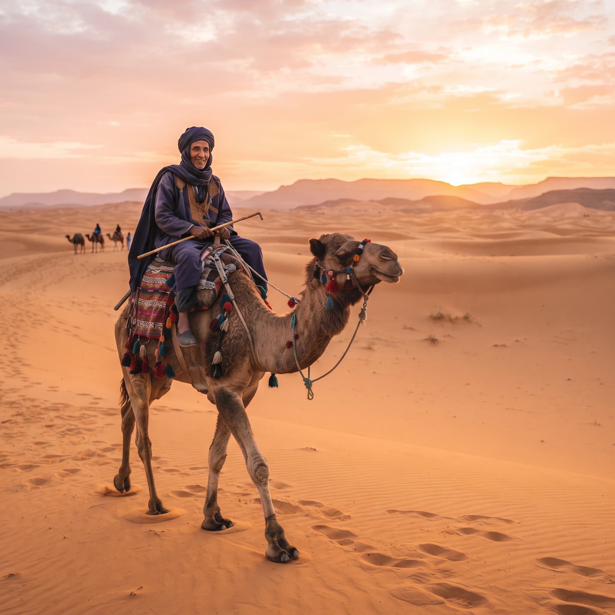 sunrise camel trek
