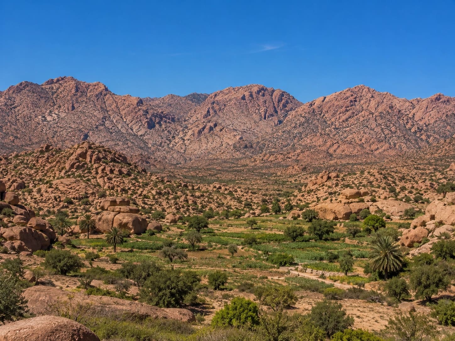 Tafraoute & Ait Mansour destination in Southern Morocco