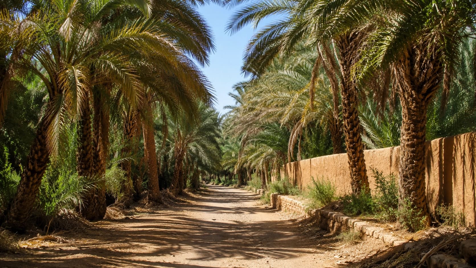 Palm grove walk
