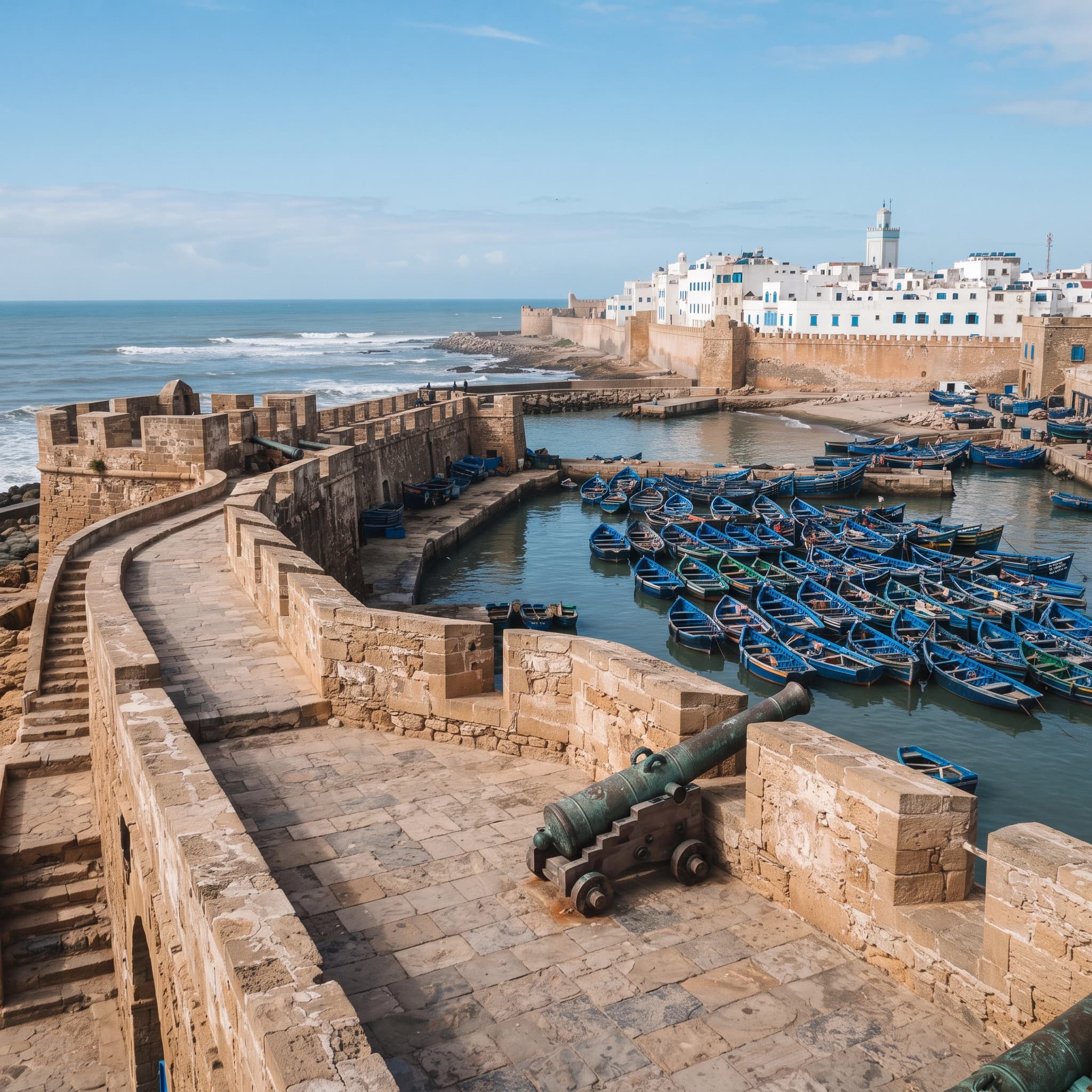 Essaouira ramparts & harbour