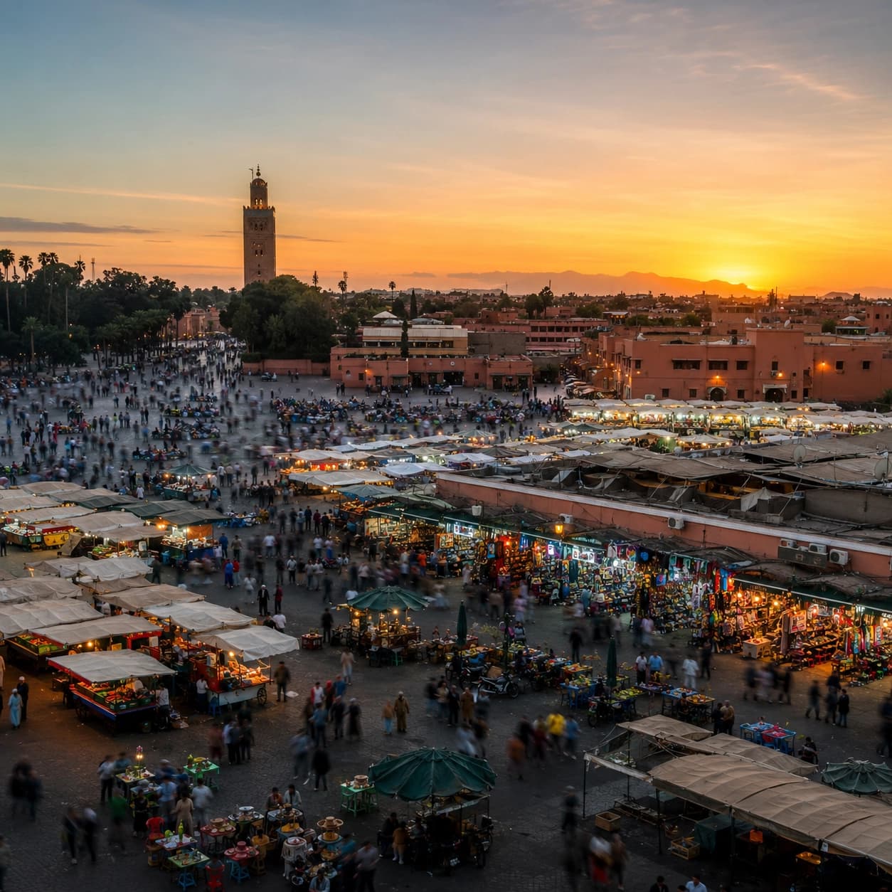Marrakech Jemaa el-Fnaa & souks
