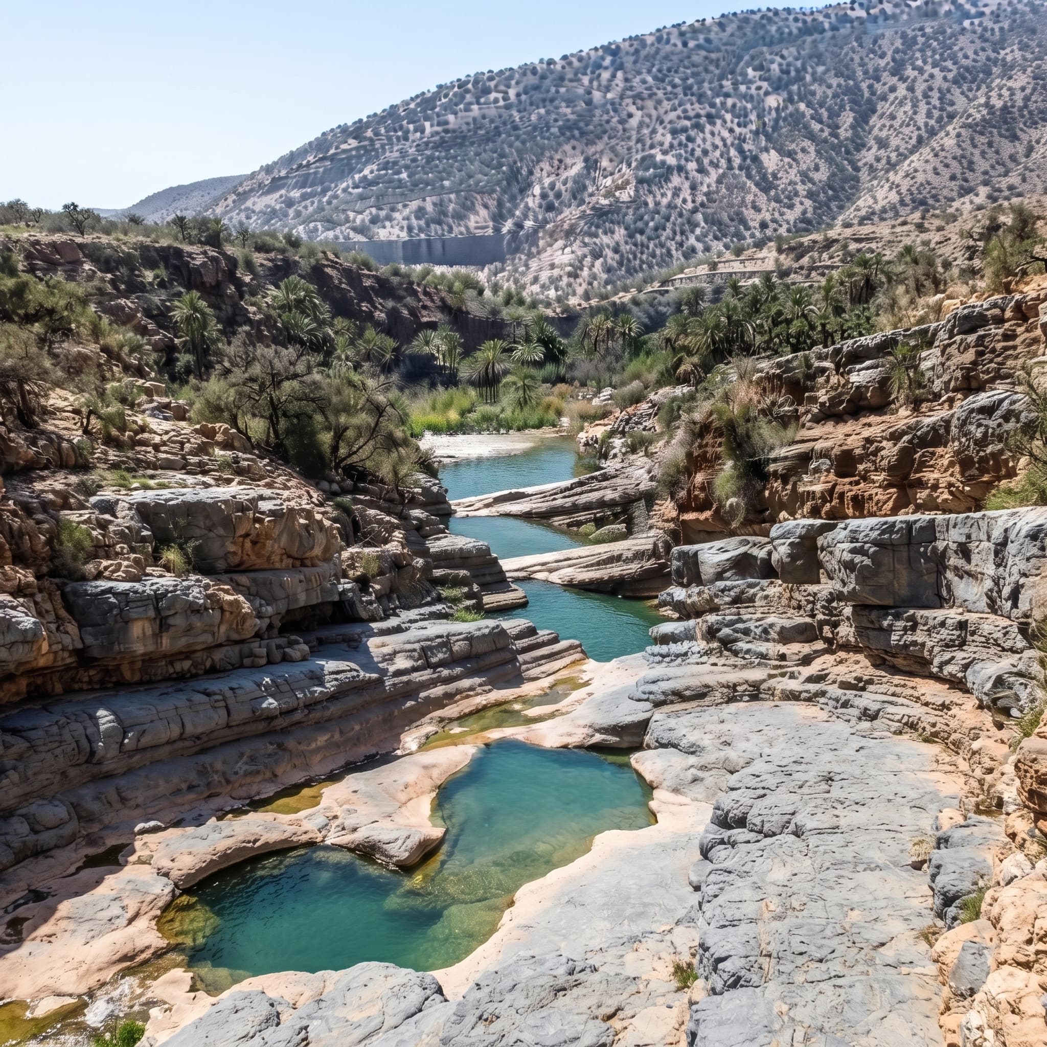 Paradise Valley natural pools