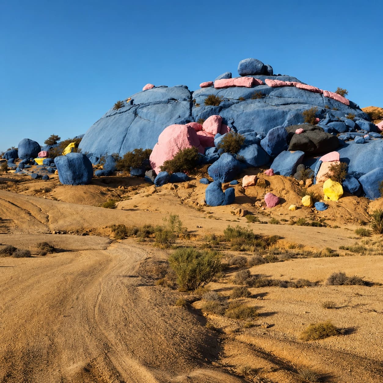 Tafraoute pink granite & Ait Mansour gorges