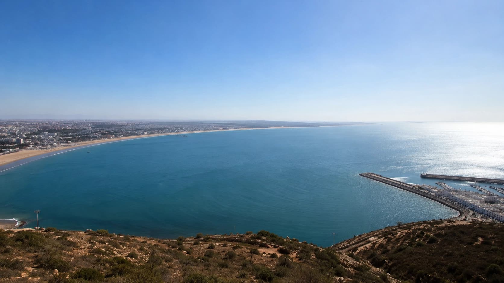 Atlantic bay panorama